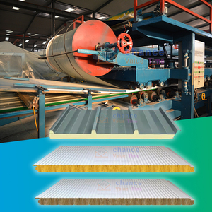 خط إنتاج تلقائي مستمر من الصوف الصخري PU PUR EPS من ألواح الساندوتشات - Product Image 1