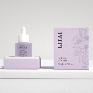 Tùy Chỉnh Frosted Màu Xanh Lá Cây Huyết Thanh Thủy Tinh Nhỏ Giọt Chai Rỗng 20Ml 30Ml 50Ml Sang Trọng Huyết Thanh Chai Với Hộp - Product Image 6