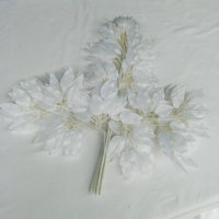 Fleur décorative de haute qualité, 1 pièce, arbre en soie d'érable banan, feuille artificielle pour décoration extérieure