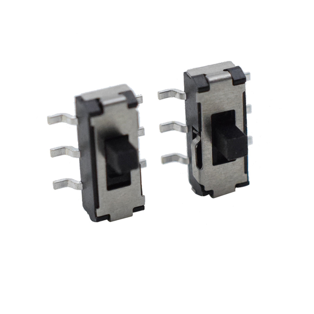 MST-22D18G2 Metal Slide Switch 6 Pin Mini on off Micro Slide Power Switches 12VDC 50mA