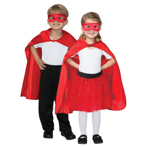Vente en gros à bas prix Enfants Robin Cosplay Cape et masque doux Super-héros Capes Set pour garçons et filles - Product Image 3