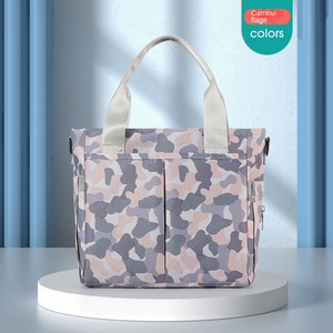 Tas Jinjing Pembawa Ibu Menyusui Modis Cetakan Warna-warni Kualitas Tinggi Tas Popok Anak Portabel Tas Popok Bayi Tahan Lama - Product Image 3