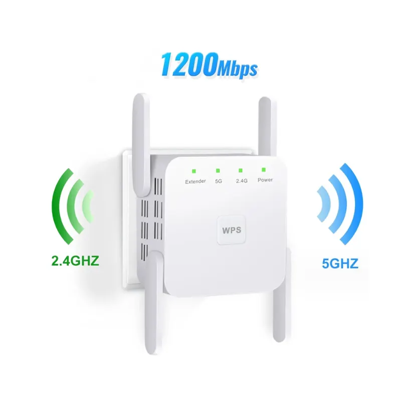 SY414 5 ГГц беспроводной Wi-Fi повторитель 1200 Мбит/с