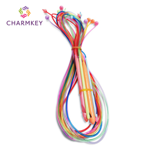 Charmkey aiguilles à tricoter malaisiennes colorées, ensemble de crochets en plastique, aiguilles à tricoter circulaires fantaisie de <span class=keywords><strong>12</strong></span> tailles - Product Image 3