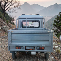 Mini camionnette électrique à quatre roues, véhicule à énergie nouvelle, batterie de 30 kWh, autonomie de 100 km, transport de passagers et de marchandises, fonctionnalités de plateau de chargement