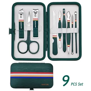 Wholesale Manicure Set Nail Clippers Pedicure Kit 19 PCS Stainless Steel Nail Care Manicure Tools Grooming Set With Travel Case