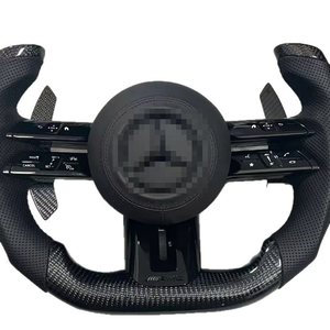Volante de Cuero Perforado Personalizado para Automóvil, <span class=keywords><strong>Precio</strong></span> de Fábrica al por Mayor, para <span class=keywords><strong>Mercedes</strong></span> Benz W205 W213, Mejora de Equipamiento - Product Image 5