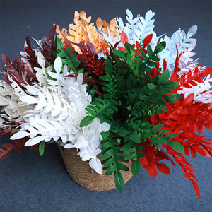 ใบตั๊กแตนเทียมสำหรับตกแต่งบ้านสำนักงานต้นไม้จำลองความเขียวขจีในร่ม - Product Image 2