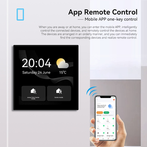 Pantalla LCD Táctil de 4 Pulgadas con Sistema <span class=keywords><strong>Linux</strong></span> 2025, Control de Puerta de Enlace para Hogar Inteligente, Interruptor Inteligente para Luces, Cortinas, Motor, Atenuador de Lámparas - Product Image 4