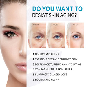 Maschera Idrogel Traslucida Bianca per Viso Intero, Dissolubile e Assorbibile, Nuova Maschera Coreana al Collagene Rassodante Effetto Ghiaccio per Tutti i Tipi di Pelle - Product Image 2