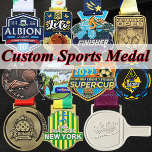 Haute Qualité Medallas Deportivas En Alliage <span class=keywords><strong>De</strong></span> Zinc Métal Sport Rond 3 Couleurs Émail Judo Jiu Jitsu Médailles Logo Personnalisé avec Ruban - Product Image 5