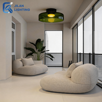 Plafonnier LED moderne et minimaliste à bord incliné pour chambre à coucher, chambre d'enfant créative, personnalisé