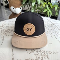 Gorra Trucker Snapback de Ala Plana con Logotipo Personalizado al por Mayor, 100% Poliéster de Secado Rápido, Malla Perforada, 5 Paneles, con Cuerda, Suministro a Granel de Fábrica