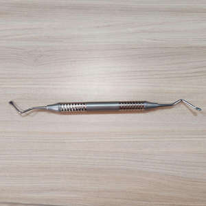 Spatule d'excavatrice en acier avec poignée de cuillère dentaire Accessoire de remplissage réparateur de nettoyage manuel des dents pour équipement de thérapie orale - Product Image 5