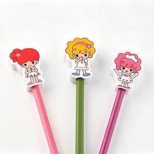 Cubiertas de Lápiz de TPR con Dibujos Animados Personalizados - Suministro al por Mayor de Tapas de Goma de Borrar Personalizadas para Papelerías y Regalos Educativos - Product Image 2