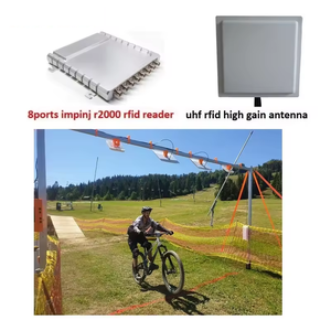 Пассивная полная спортивная система хронометража UHF <span class=keywords><strong>RFID</strong></span> фиксированный считыватель напольная антенна для марафона триатлона велосипедная система хронометража - Product Image 5