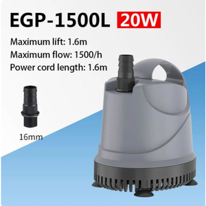 Pompa Sommergibile per <span class=keywords><strong>Acquario</strong></span> Serie EGP 220V-240V, Pompa ad Aspirazione dal Basso per Circolazione dell'Acqua in Vasche per Pesci, Realizzata in Plastica - Product Image 4