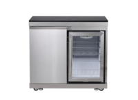 Ensemble de cuisine BBQ extérieur moderne et luxueux de qualité supérieure, en acier inoxydable 304, barbecue à gaz 6 brûleurs avec allumage électronique, certifié CE