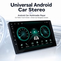 Autoradio Android 13 9 pouces 2 Go 64 Go RK3562 Écran tactile Navigation GPS avec CarPlay sans fil et Bluetooth 5.0