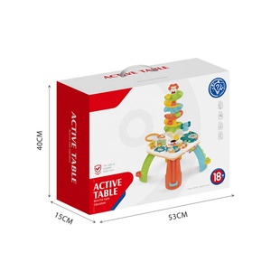 โต๊ะกิจกรรมเด็กแบบลูกบอลกลิ้ง โต๊ะ<span class=keywords><strong>เร</strong></span>ียนรู้ดนตรี โต๊ะออกกำลังกายฝึกทักษะการเคลื่อนไหว โต๊ะเล่นเสริมพัฒนาการประสาทสัมผัส - Product Image 6