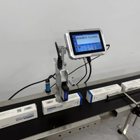 Impresora de Inyección de Tinta Térmica Profesional en Línea OMA V600 de 12,7 mm y 25,4 mm, Máquina Industrial de Códigos de Fecha de Caducidad de Datos Variables TIJ para Flex