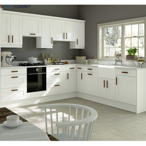 Europea de piedra de cuarzo blanco Mdf Shaker cocina la del gabinete - Product Image 1