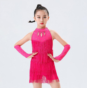 Vestido <span class=keywords><strong>de</strong></span> baile latino Ecoparty para niñas <span class=keywords><strong>de</strong></span> 3 a 15 años, vestido <span class=keywords><strong>de</strong></span> baile con borlas sólidas, <span class=keywords><strong>traje</strong></span> <span class=keywords><strong>de</strong></span> competición profesional para niños, disfraz <span class=keywords><strong>de</strong></span> <span class=keywords><strong>Tango</strong></span> - Product Image 3
