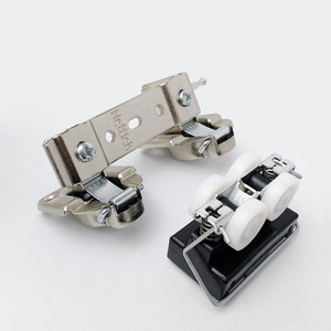 Poulie de <span class=keywords><strong>porte</strong></span> <span class=keywords><strong>pliante</strong></span> en métal pour armoire et armoire <span class=keywords><strong>porte</strong></span> coulissante accessoires suspendus - Product Image 4