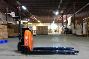 Transpallet Elettrico Mini HELI Capacità 1500kg 1800kg 2000kg Batteria al Litio 24V/20AH Pneumatici Solidi Carrello Elevatore per Logistica di Magazzino - Product Image 5