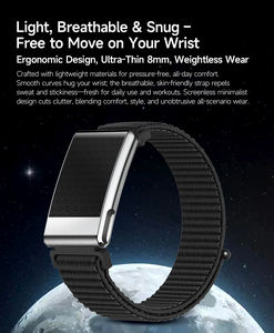 Смарт-браслет ODM/OEM без экрана, фитнес-трекер, мониторинг сердечного ритма и артериального давления 24/7, GPS, отслеживание бега, AI-анализ здоровья - Product Image 2