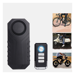 Fatbike Protection antivol 113db alarme de vélo IP65 sans fil Vibration vélo cloche anneaux avec télécommande équitation en plein air - Product Image 1