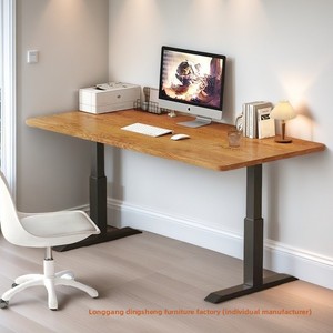 <span class=keywords><strong>Bureau</strong></span> d'ordinateur extensible en bois à hauteur réglable électrique à moteur unique intelligent et moderne pour le <span class=keywords><strong>bureau</strong></span> à domicile ou les jeux - Product Image 2