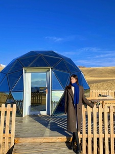 Dôme géodésique transparent pour 1 à 2 personnes, tente, concert ou cinéma ou événement sportif, éco-resort, maison en verre - Product Image 4