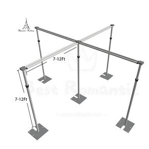 <span class=keywords><strong>SERIE</strong></span> EZ - Struttura Regolabile a 2 Pezzi con Sistema Slip-Lock (2,7m-4,9m) per Cabina Fotografica, Fondale per Teatro all'Ingrosso - Product Image 6