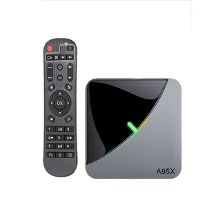 A95X F3 AIR Quad-core Amlogic S905X3 Android 9.0 RGB Light Smart TV Box Google Media Player Dual Wifi 4K 60fps