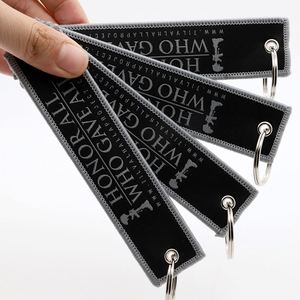Custom Embroidered Fabric Keychain for Veteran <b>Memorial</b> Community Events <b>Gifts</b> - Product Image 4