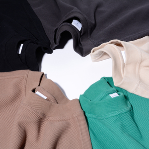 T-shirt Homme de Luxe Personnalisé en Coton Lourd 100% de Haute Qualité, Col Montant, Coupe Oversize et Boxy, Vierge - Product Image 3