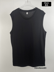 Camiseta sin Mangas de Moda, 180GSM, 100% Algodón, Chaleco Básico Viral, Unisex, para Uso Diario Informal - Product Image 2