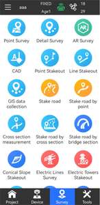 El más nuevo software GEO ESurvey SurPad 4,2 para <span class=keywords><strong>Stonex</strong></span> <span class=keywords><strong>Gps</strong></span> receptor instrumentos topográficos GNSS RTK controlador - Product Image 6
