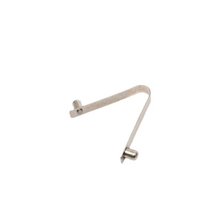 คลิปหนีบท่อรูปตัววีสแตนเลสแบบลวดเดี่ยว ขัดเงา สำหรับงานฮาร์ดแวร์ - Product Image 1