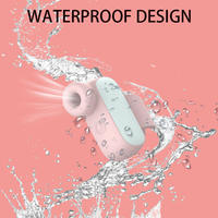 Neues Heißes Damen Mini Wasserdichtes Saugnapf-Brustmassagegerät, Erreger-Sexspielzeug für Paare