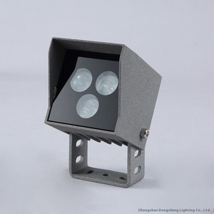 Nhỏ ngoài trời <span class=keywords><strong>Led</strong></span> Đèn Pha không thấm nước IP65 nhôm Rubik của Cube phong cách Spotlight cho cây cảnh quan tầng Bên ngoài Vòng vuông - Product Image 1