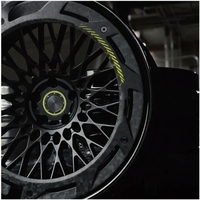 Voiture de sport en fibre de carbone, roues de 19, 20, 21, 22, 24, 26 pouces, alliage personnalisé 5x114.3 5x112 5x130, roues de voiture pour voitures de luxe Ferrari BMW