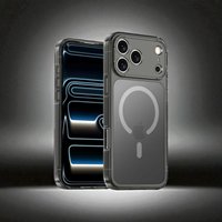 Étui magnétique transparent premium en TPU et PC, écologique, antichoc, pour iPhone 17 Pro Max 17 Air