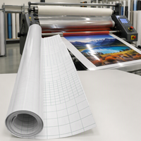 Rollo de Película de Laminación de PVC Autoadhesiva, Transparente, Mate, Brillante, Laminado en Frío, Imprimible, para Protección de Obras de Arte, Fotos y Pósters, Formato Ancho