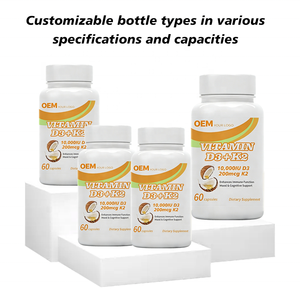 Soluciones de Empaque Personalizadas para Suplementos de Vitamina D3 y K2, Fábrica con MOQ Flexible, Tamaños de Botellas y Cajas para Marcas con Enfoque Visual - Product Image 2