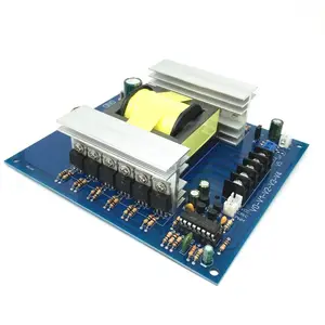 Módulo inversor de 1000w dc12v/24v, placa de módulo de alta frequência, impulsionador atual, conversor de carro DC-AC