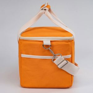 Custom Canvas Insulated Lunch Cooler Bag Leakproof Portable Collapsible Soft Cooler Bag - Product Image 6