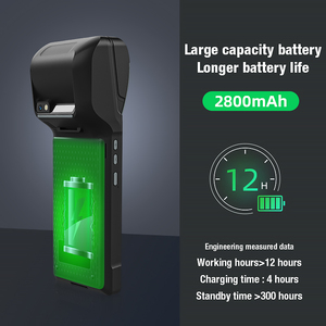 Android 12 gồ ghề cầm tay thiết bị đầu cuối công nghiệp 6-inch Đầu đọc mã vạch <span class=keywords><strong>Scanner</strong></span> với 58 Mét Máy in nhiệt - Product Image 5