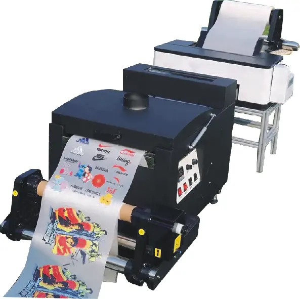 Ocbestjet ke roll printer dtf untuk Tekstil Mesin Oven Guncang bubuk cetak digital